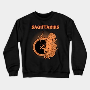 Sagittarius Centaur Gothic Style Crewneck Sweatshirt